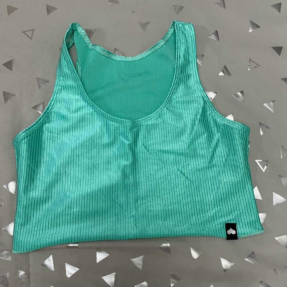 Booty By Brabants Ribbed Crop Tee Vitamin Sea